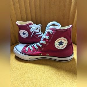 Red Converse High Tops